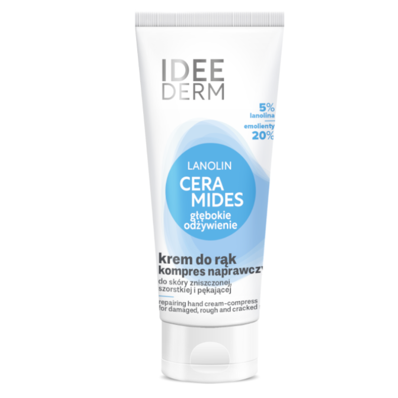Idee Derm Ceramidowy krem-kompres naprawczy do rąk, 75 ml