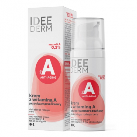 Idee Derm krem przeciwzmarszczkowy z witaminą A, 50 ml