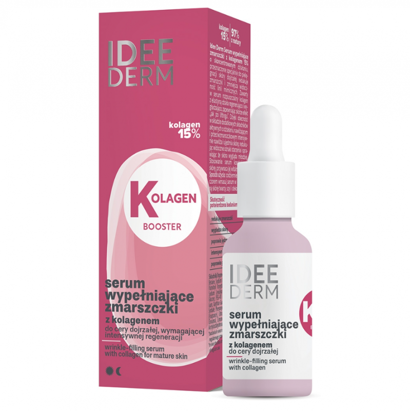 Idee Derm Serum wypełniające zmarszczki z kolagenem 15%, 30 ml