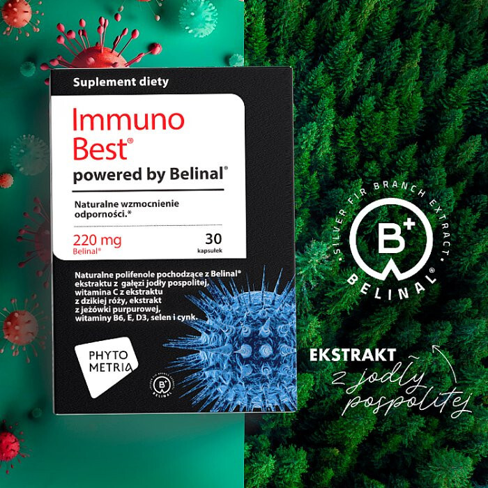 Immuno Best powered by Belinal kapsułki na wzmocnienie odporności, 30 szt.