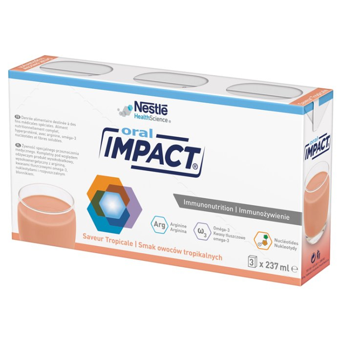 Impact Oral 3 x 237ml  smak owoce tropikalne