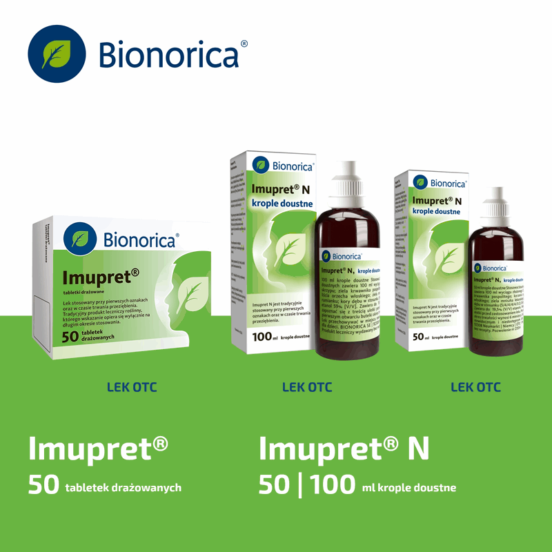Imupret N krople 50 ml - na przeziębienie
