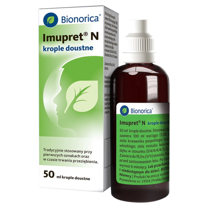 Imupret N krople 50 ml - na przeziębienie