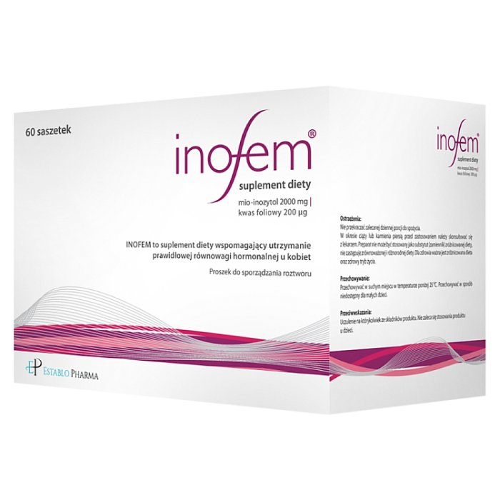 Inofem saszetki z mio-inozytolem i kwasem foliowym, 60 szt.