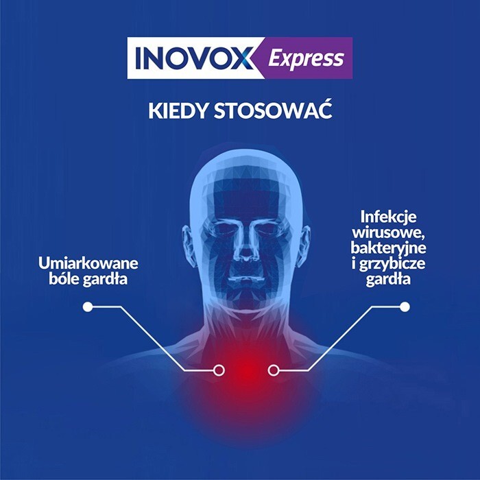Inovox Express (smak pomarańczowy) 24 pastylek do ssania