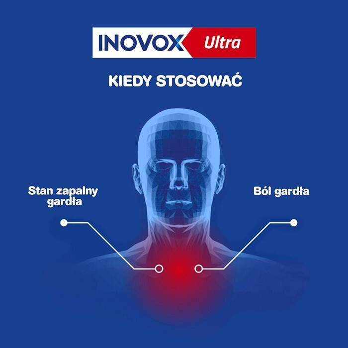 Inovox Ultra (smak miętowy) 24 pastylki do ssania
