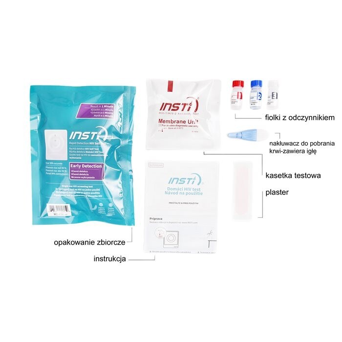 Insti HIV Self Test na HIV 1 szt.
