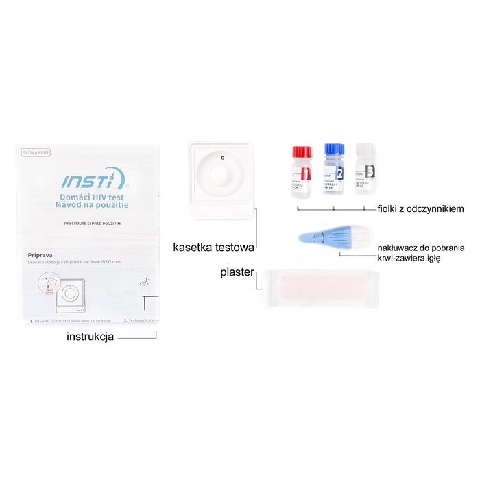 Insti HIV Self Test na HIV 1 szt.