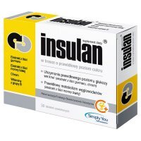 Insulan 30 tabletek powlekanych / Prawidłowy poziom cukru