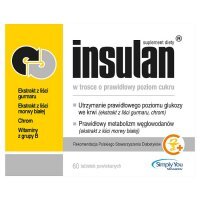 Insulan 60 tabletek powlekanych / prawidłowy poziom cukru