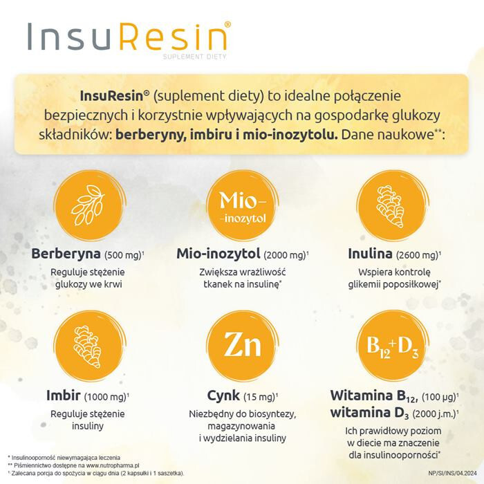 Insuresin 30 saszetek + 60 kapsułek