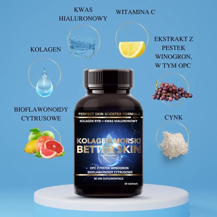 INTENSON Kolagen morski Better Skin 60 tabletek