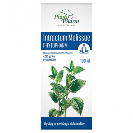 Intractum Melissae (Melisa) 100 ml / Nalewka z melisy