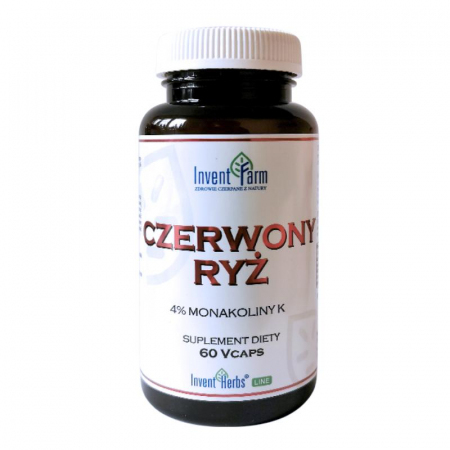 Invent Farm Czerwony ryż kapsułki, 60 szt.