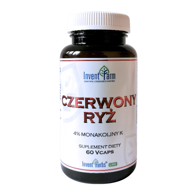 Invent Farm Czerwony ryż kapsułki, 60 szt.