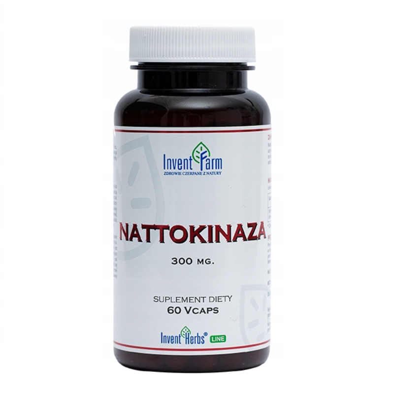 Invent Farm Nattokinaza 300 mg kapsułki, 60 szt.