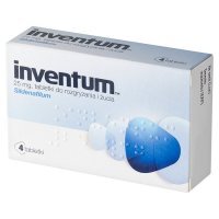 Inventum 25 mg 4 tabletki do żucia lub rozgryzania