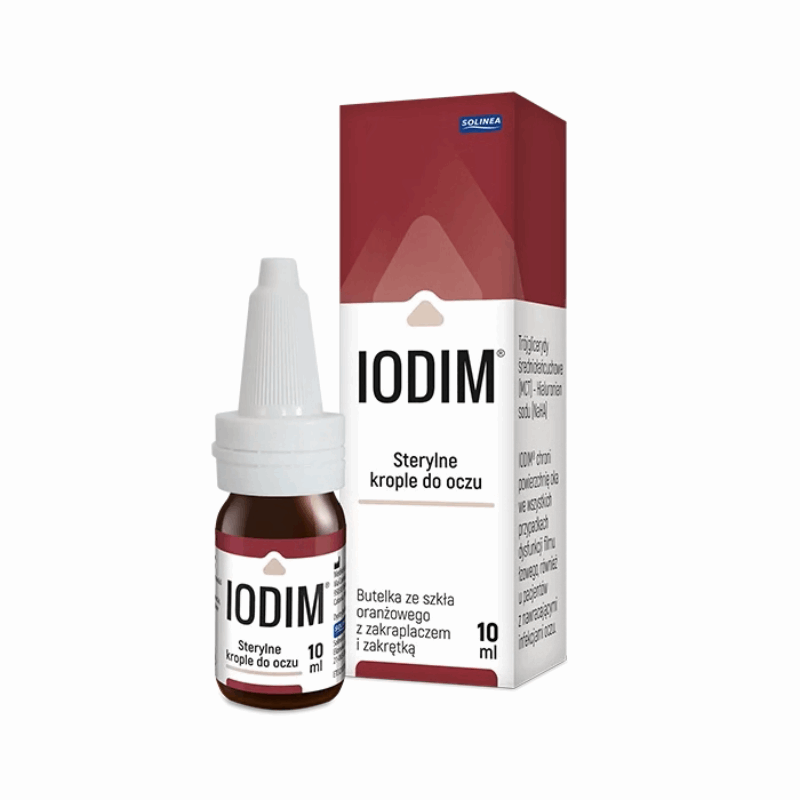 Iodim sterylne krople do oczu, 10 ml