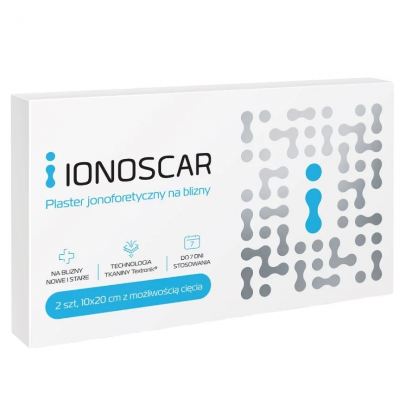 Ionoscar Plaster jonoforetyczny na blizny 10 x 20 cm, 2 szt.