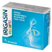 Irigasin Junior zestaw uzupełniający 30 saszetek / Zdrowe zatoki