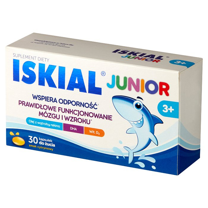 Iskial Junior 30 kapsułek do żucia