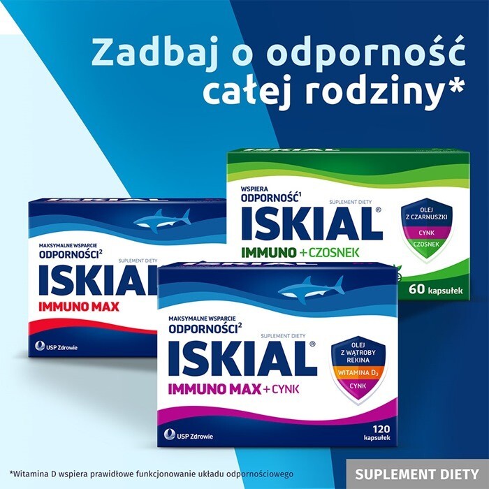 Iskial Junior 60 kapsułek do żucia