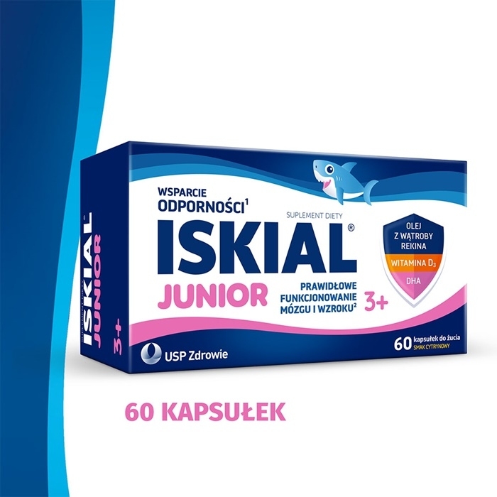 Iskial Junior 60 kapsułek do żucia