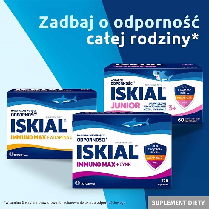 Iskial Immuno Max 120 kapsułek
