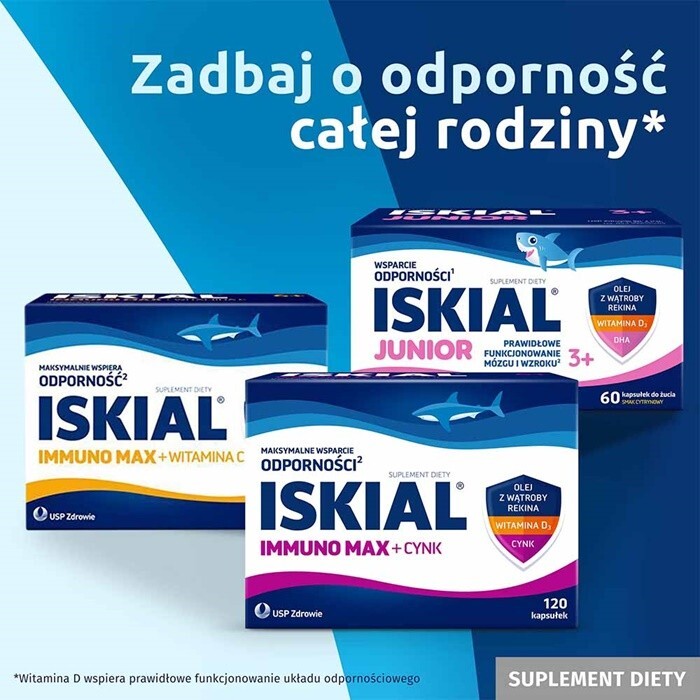 Iskial Max + Czosnek kapsułki, 120 szt.
