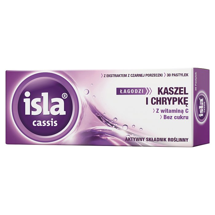 Isla Cassis 30 pastylek do ssania