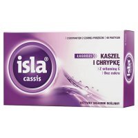 Isla Cassis pastylki do ssania na chrypkę i kaszel z czarnej porzeczki, 60 szt.