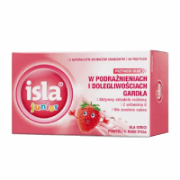 Isla Junior pastylki do ssania o smaku truskawkowym, 50 szt.