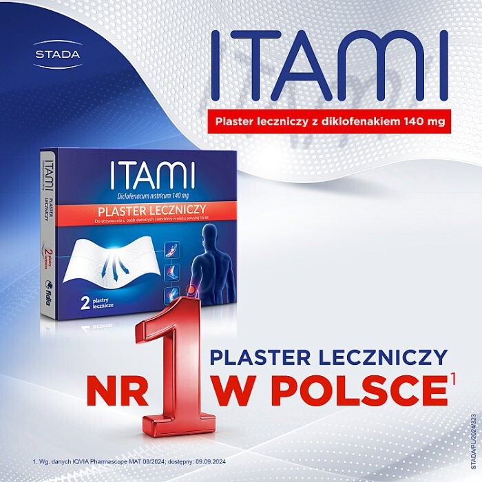 Itami plaster leczniczy  2 szt.
