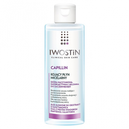 IWOSTIN CAPILLIN Płyn micelarny wzmacniający naczynka 215 ml