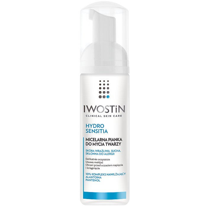 Iwostin Hydro Sensitia micelarna pianka do mycia twarzy, 165 ml