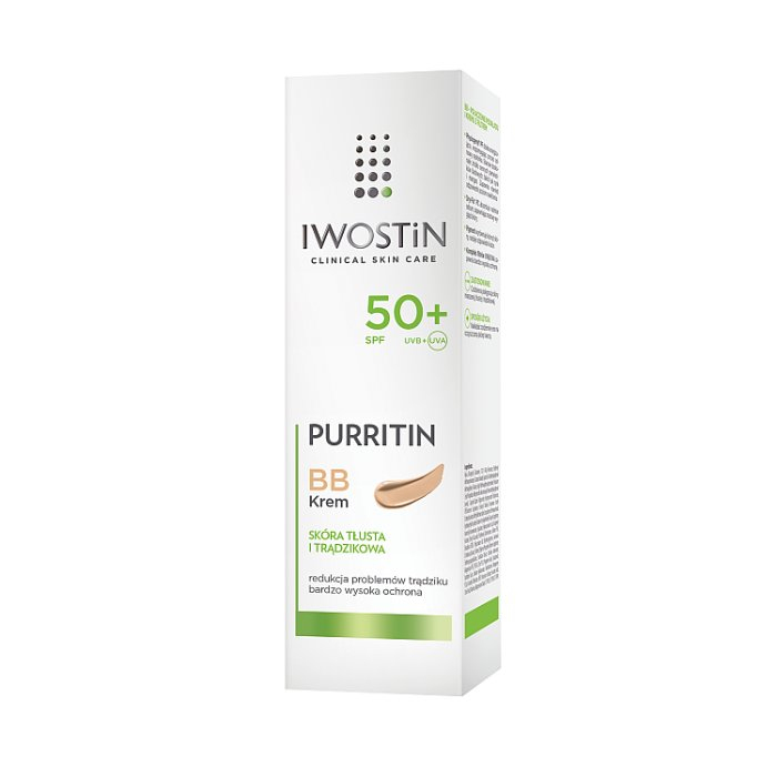 Iwostin Purritin BB krem SPF 50+, 30 ml