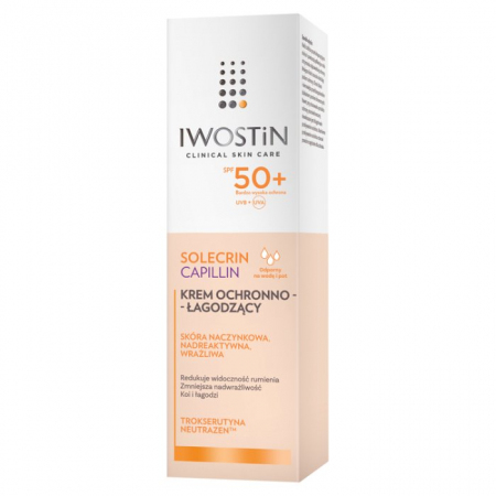 IWOSTIN SOLECRIN  CAPILLIN Krem ochronna SPF50+ 50 ml