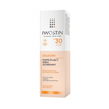 IWOSTIN SOLECRIN Lekki krem ochronny SPF30 50 ml / Ochrona przed słońcem