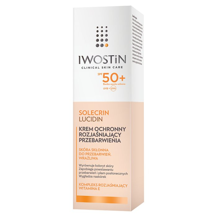 IWOSTIN SOLECRIN LUCIDIN Krem na przebarwienia SPF50+ 50 ml