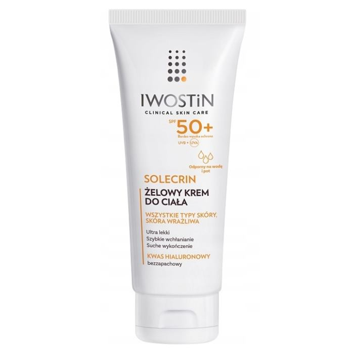 Iwostin Solecrin Żelowy krem do ciała SPF 50+, 200 ml