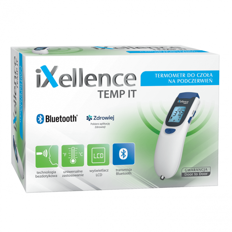 Ixellence Temp It Termometr do czoła na podczerwień, 1 szt.