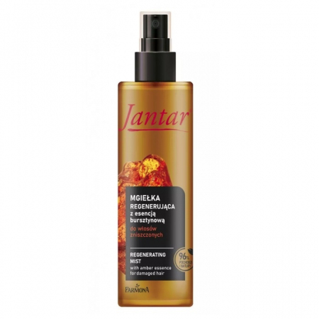 Jantar mgiełka regeneracyjna do włosów zniszczonych z wyciągiem z bursztynu, 200 ml