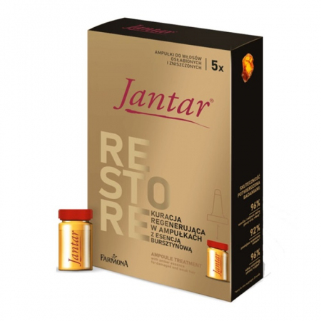 Jantar Restore kuracja regenerująca z esencją bursztynową w ampułkach, 5 szt.