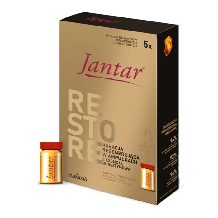 Jantar Restore kuracja regenerująca z esencją bursztynową w ampułkach, 5 szt.