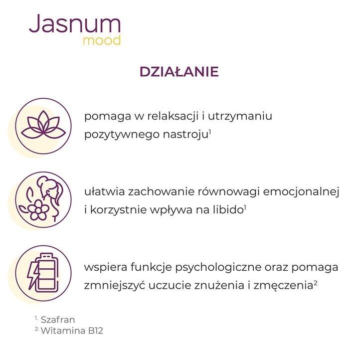 Jasnum Mood kapsułki, 30 szt.