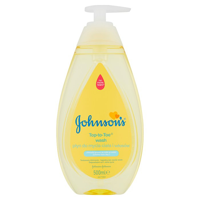 Johnson's Top to Toe płyn do mycia ciała i włosów, 500 ml