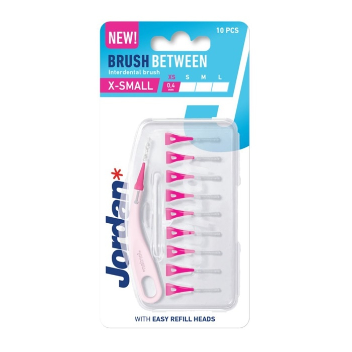 JORDAN Clinic Brush Between XS Szczoteczki międzyzębowe, 10 szt.