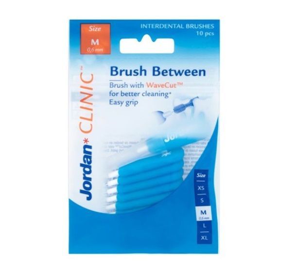 Jordan Clinic Szczoteczki Międzyzębowe M 0,6 Mm 10 Sztuk