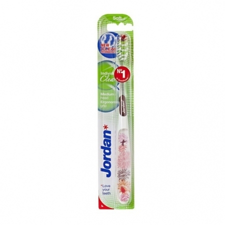 JORDAN INDIVIDUAL CLEAN Szczoteczka do zębów MIĘKKA 1 szt.