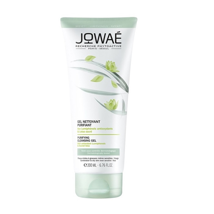 Jowae oczyszczający żel myjący do twarzy do cery mieszanej i tłustej, 200 ml